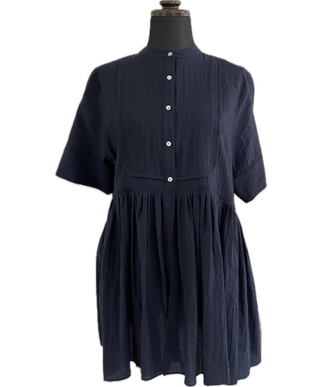 (MARILYN MOON)ノーカラーブラウス/4262-166(¥26400)