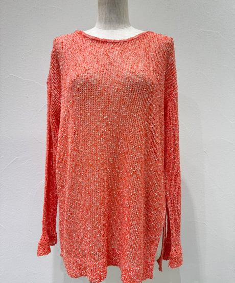 (CYAN)ネップメッシュニットTOPS/601461)