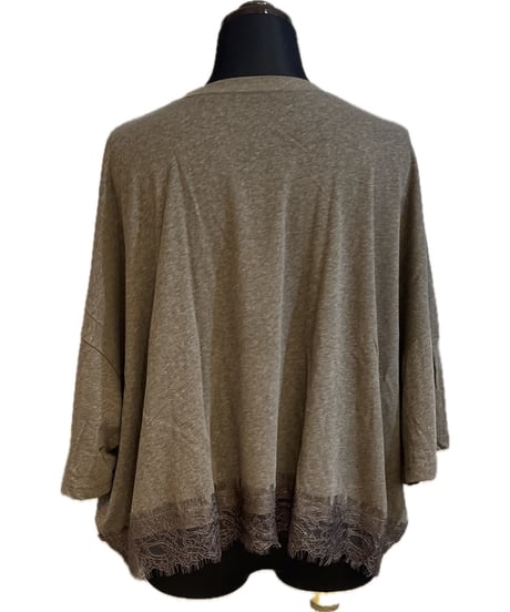 (PRIORITY)レースヘムプルオーバー/P66091SP(¥12100)