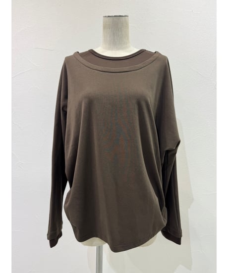 (CYAN)レイヤーネックドルマンTOPS/604485