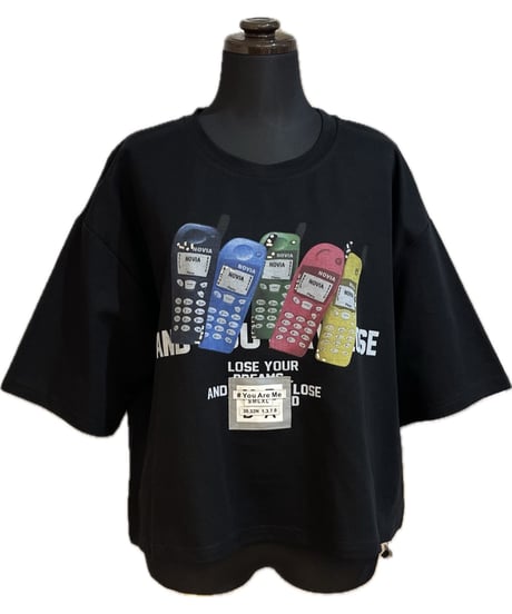 (CICCIO)レトロプリントTシャツ/6-12290