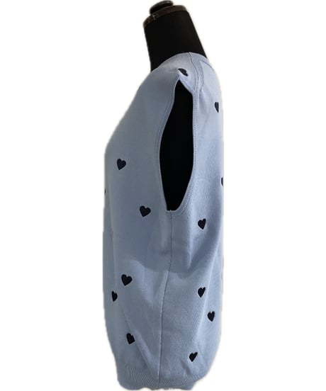 (alta moda Fellini)ハートドットベスト/F61077KR