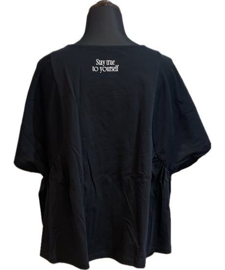 (Dignite collier)ドルマンバックポイントロゴTシャツ/80268326(¥9790)