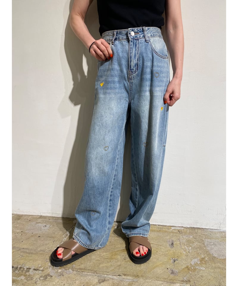 ポリーヌブロー)ハートデニム/77052 | sarah.lownds onlineshop