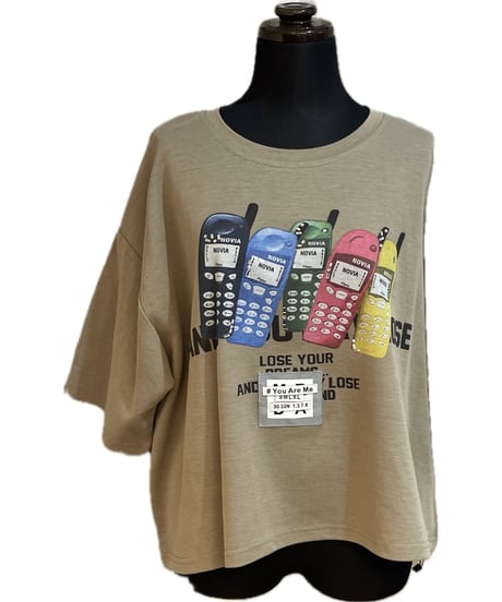 (CICCIO)レトロプリントTシャツ/6-12290
