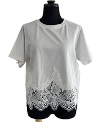 (Dignite collier)裾レースTシャツ/UMC-80268354