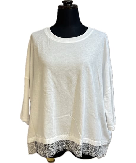 (PRIORITY)レースヘムプルオーバー/P66091SP(¥12100)