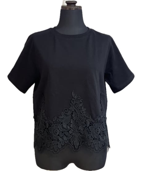 (Dignite collier)裾レースTシャツ/UMC-80268354