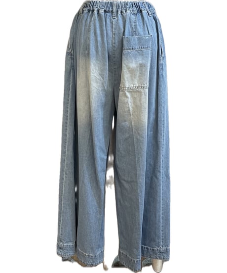 (PRIORITY)リラックスワイドデニム/P66063AI(¥15400)