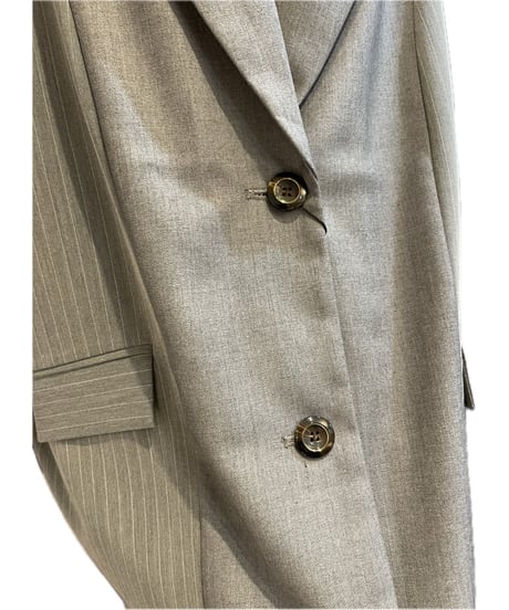 (Palm riche)ストライプブロッキングオーバージャケット/32709T-2(¥16500)