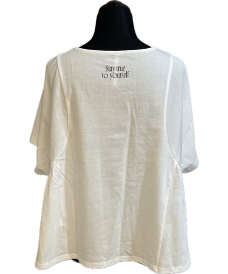 (Dignite collier)ドルマンバックポイントロゴTシャツ/80268326(¥9790)