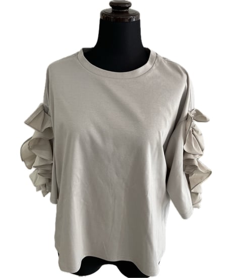 （Dignite collier）お袖フリルTシャツ/80268003(¥12100)