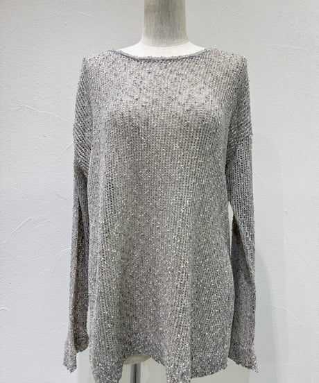 (CYAN)ネップメッシュニットTOPS/601461)