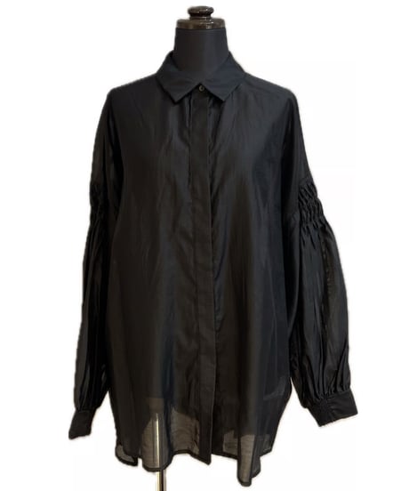(Piacere)バックシャーリングシアーオーバーシャツ/P26021