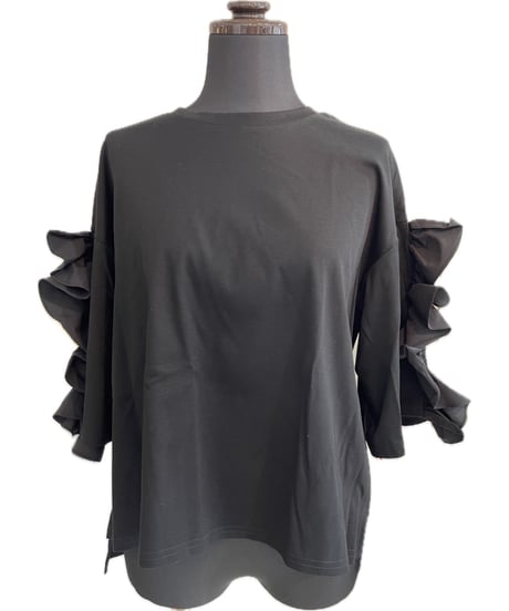 （Dignite collier）お袖フリルTシャツ/80268003(¥12100)
