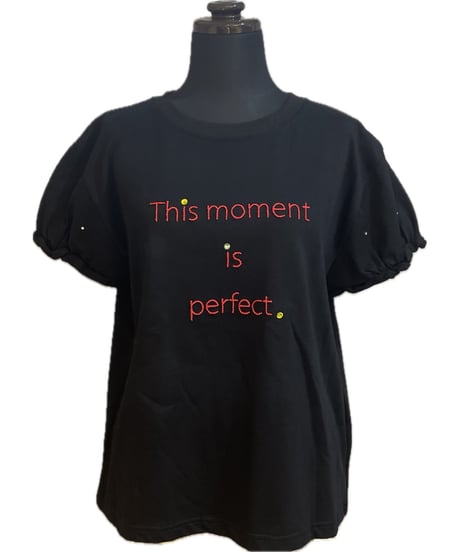 (DOS DIOSAS)キラキラレタリングTシャツ/D8722