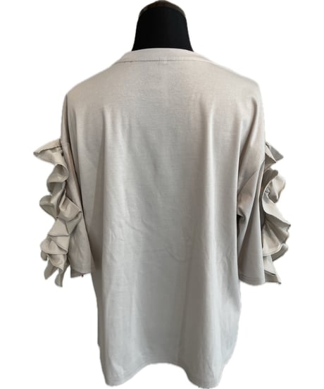 （Dignite collier）お袖フリルTシャツ/80268003(¥12100)