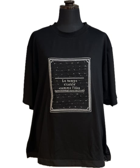 (33°)スクエアツイードデザインTシャツ/bc605701