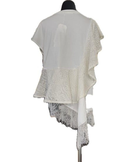 (Eito stan)アシンメトリーレースtops/E10434N
