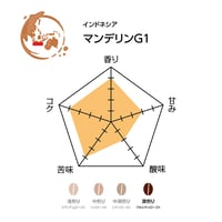 マンデリンG1（焙煎豆100g）