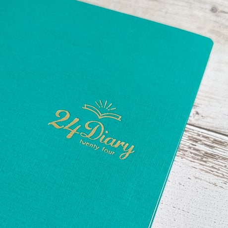 24Diary「ジェードグリーン」（１冊３ヶ月・日付曜日フリー）