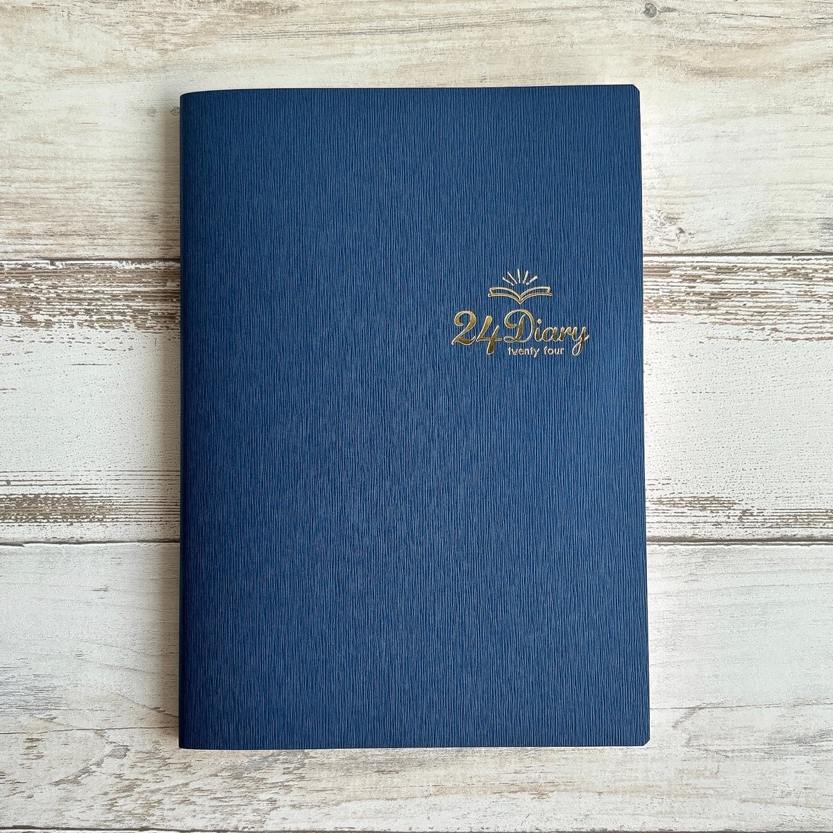 24Diary「インディゴブルー」（1冊3ヶ月・日付曜日フリー 