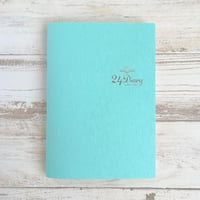 24Diary  ミントグリーン（１冊３ヶ月・日付フリー）「風にのって、未来が動き出す。」