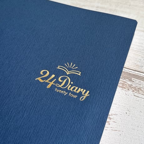 24Diary「インディゴブルー」（１冊３ヶ月・日付曜日フリー）