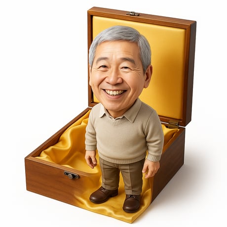 AI似顔絵作成　基本Gパターン　写真をベースにオプションBOX