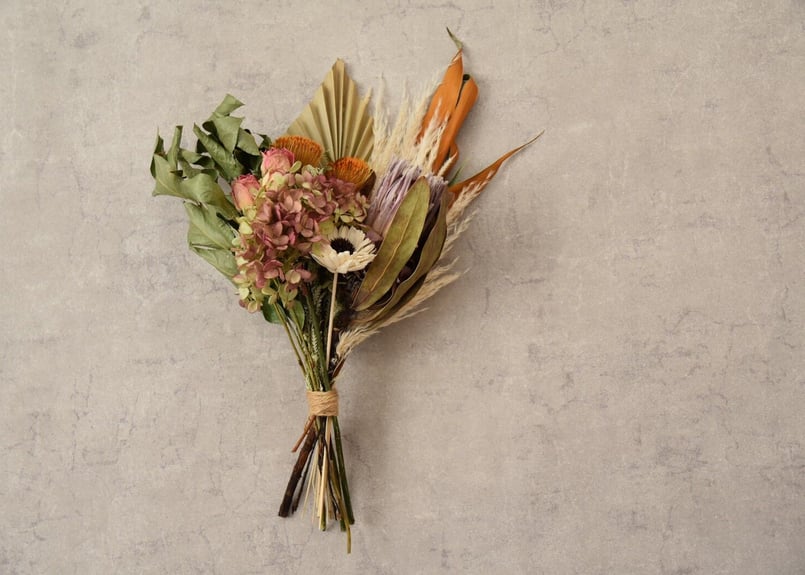 プロテアピンクレディー スワッグ | mio Dry Flower Shop