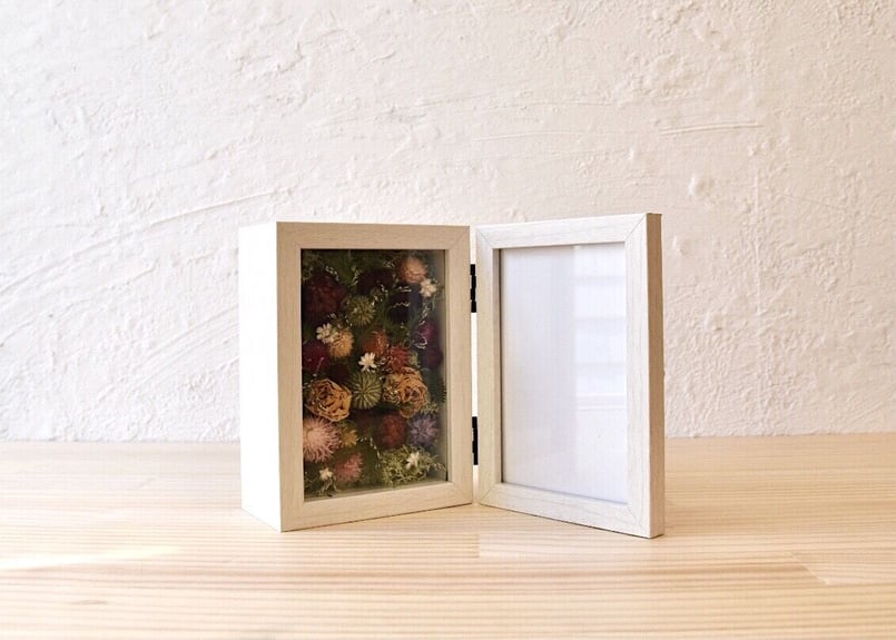 フォトフレーム フラワーボックス White | mio Dry Flower Shop フォトフレーム フラワーボックス White | mio Dry Flower Shop