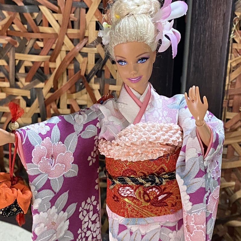 Kimono Barbie Doll✤きものバービー人形（桜ぼたん） | KimonoR60✤