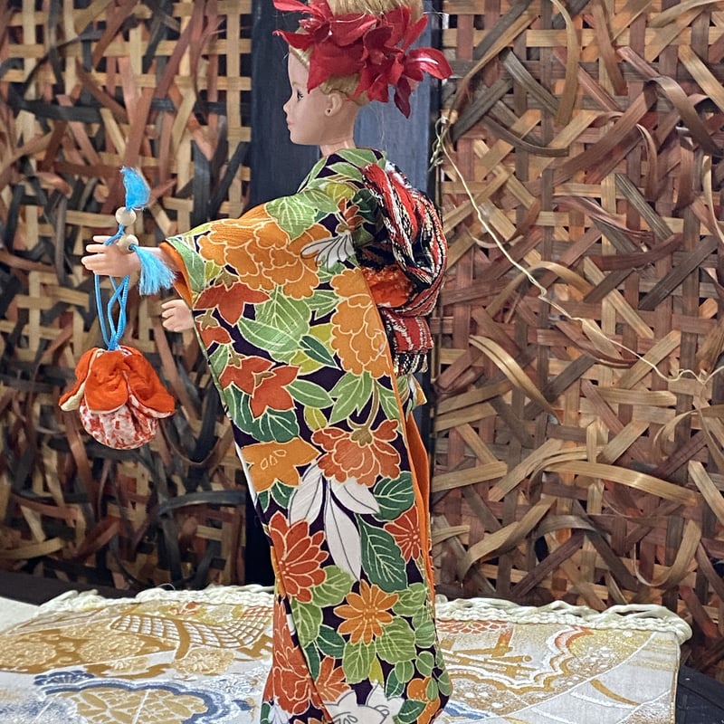 Kimono Barbie Doll✤きものバービー人形（菊らんまん