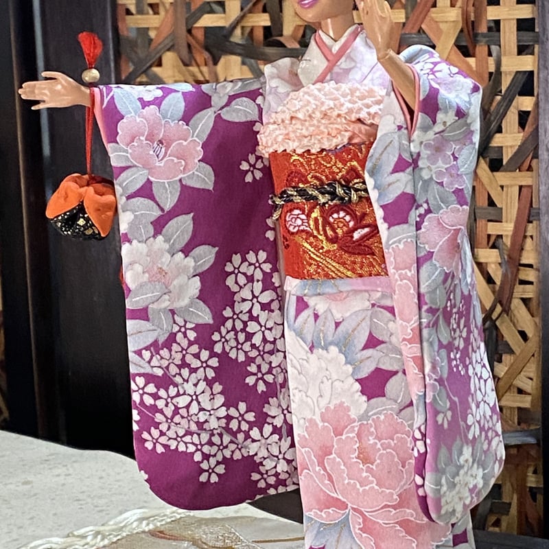 Kimono Barbie Doll✤きものバービー人形（桜ぼたん） | KimonoR60✤