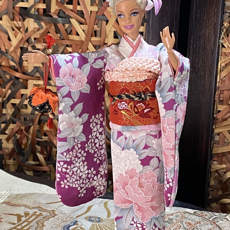 Kimono Barbie Doll✤きものバービー人形（桜ぼたん） | KimonoR60✤