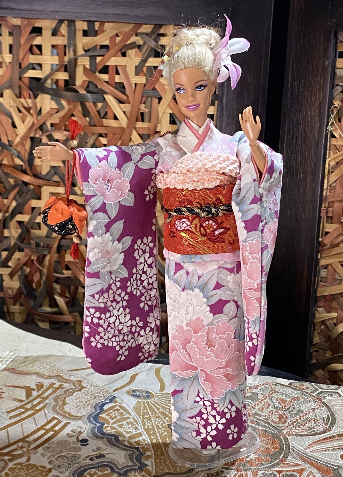 Kimono Barbie Doll✤きものバービー人形（桜ぼたん） | KimonoR60✤