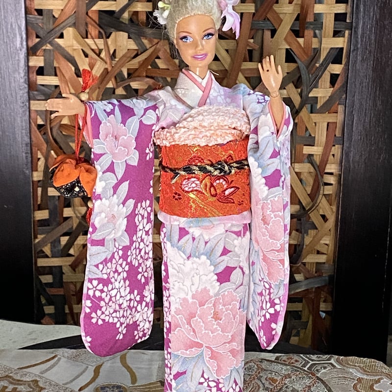 Kimono Barbie Doll✤きものバービー人形（桜ぼたん） | KimonoR60✤