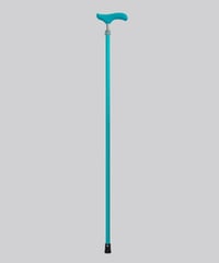 Long-10【ターコイズブルー】一本杖(ストレートステッキ) 長さ95cm カット可(無償対応)