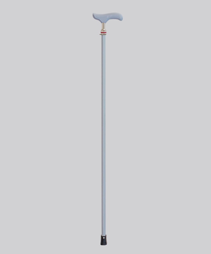 希少 明治 アカザ 杖 スティック ラスト1本 Long-06【グレー】一本杖(ストレートステッキ) 長さ95cm カット可(無償
