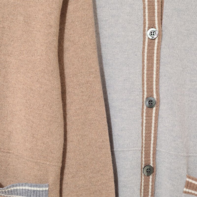 レディースカシミヤ100% フード付きカーディガン 「ALPHA」アルファー