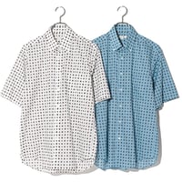 小紋柄シャツ　「ALPHA」アルファー