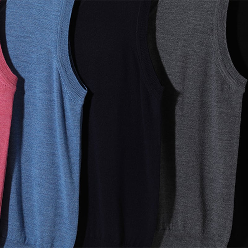 メリノウール メンズ Vベスト 「ALPHA」アルファー | ALPHA ONLINE STORE