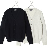 カシミヤ100％メンズ　カーディガン「ALPHA」アルファー
