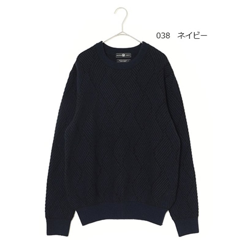 カシミヤ100％メンズ クルーネック「ALPHA」アルファー | ALPHA ONLINE