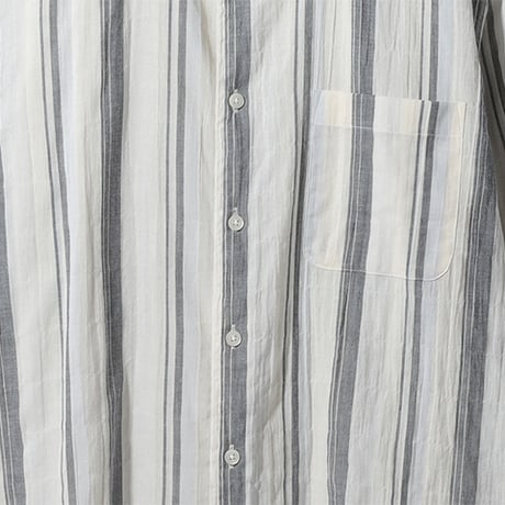 ストライプ柄シャツ　「ALPHA」アルファー