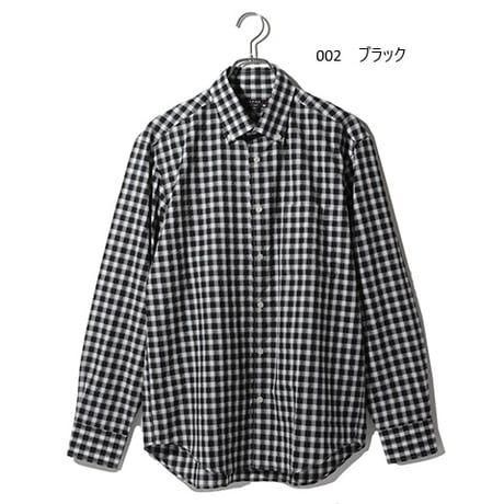 ギンガムチェック柄シャツ　「ALPHA」アルファー