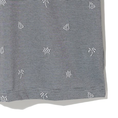 マリン柄ポロシャツ