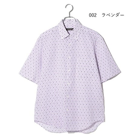 スワン柄　オリジナルプリントリップルシャツ