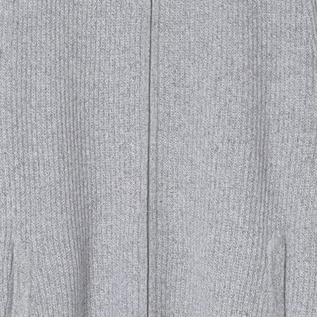 カシミヤ100％メンズ　裏地付きフルジップニット