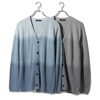 グラデーション総柄カーディガン